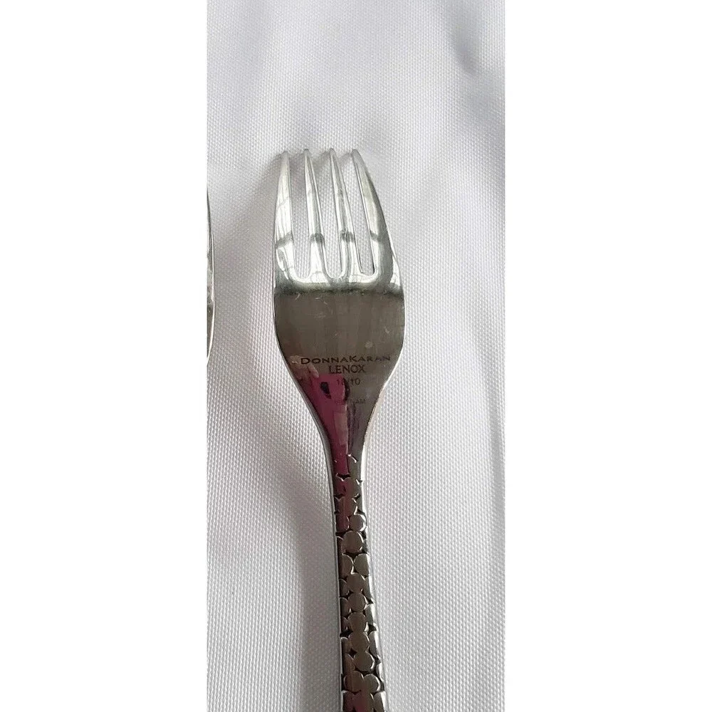 Lenox Donna Karan Abstract Spheres Salad Fork-  Replacements - HTF